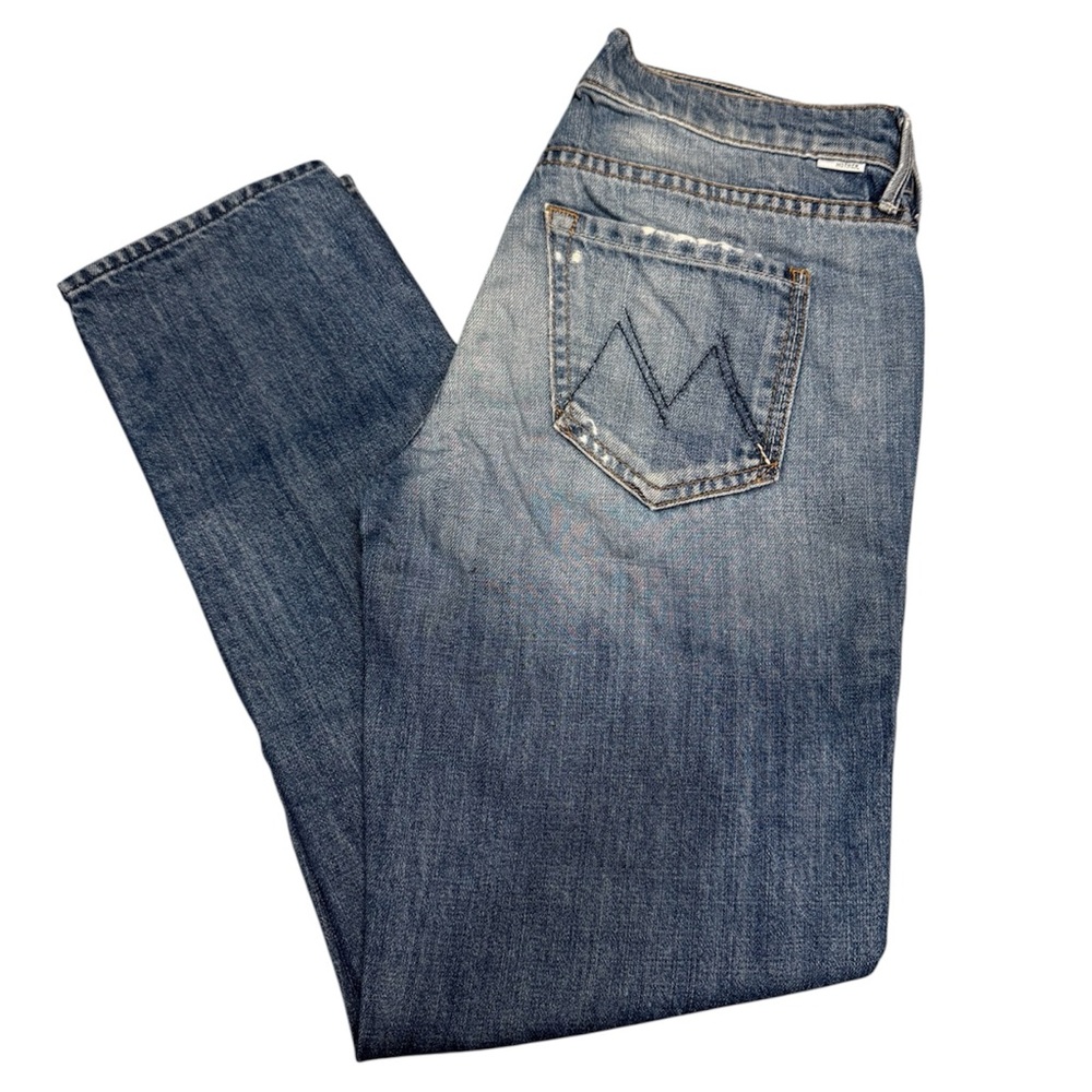MOTHER Jeans The Dropout in Always Look Twice Size 24 - Picture 3 of 7